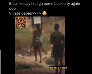 Na me and village oh...